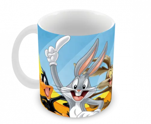Caneca Polímero Looney Tunes Personalizada