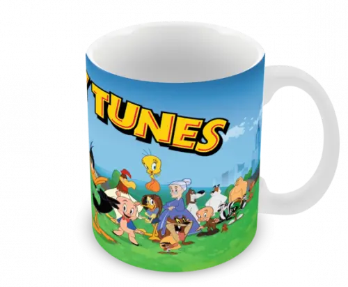 Caneca Polímero Looney Tunes Personalizada