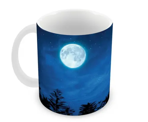 Caneca Polímero Lua Personalizada
