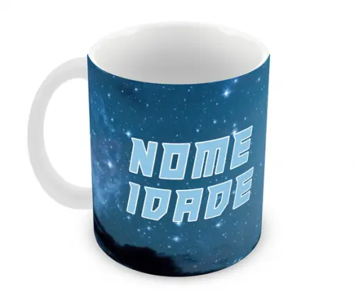 Caneca Polímero Lua Personalizada