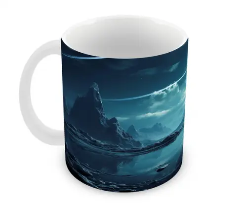 Caneca Polímero Lua Personalizada