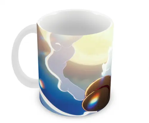 Caneca Polímero Luffy Gear 5 One Piece Personalizada