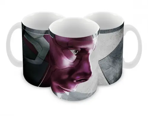 Caneca Polímero Marvel Visão Personalizada
