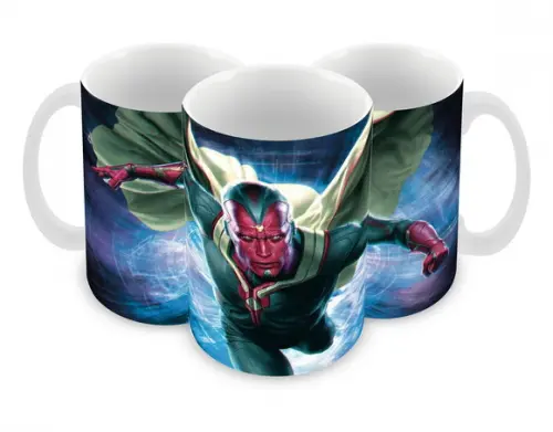 Caneca Polímero Marvel Visão Personalizada