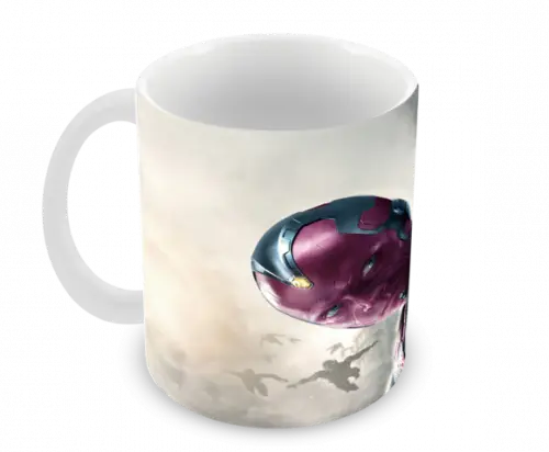 Caneca Polímero Marvel Visão Personalizada