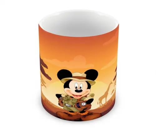 Caneca Polímero Mickey na Selva Personalizada