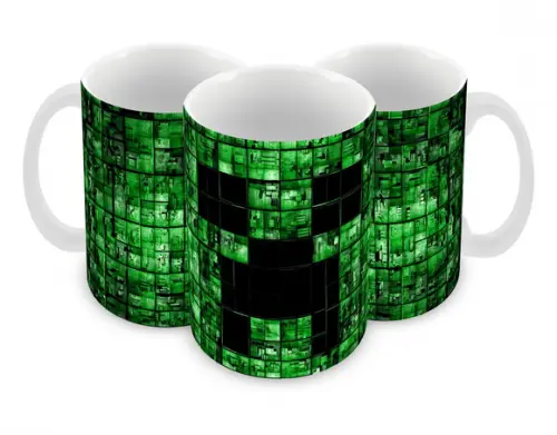 Caneca Polímero Minecraft Personalizada