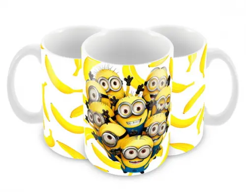Caneca Polímero Minions Personalizada