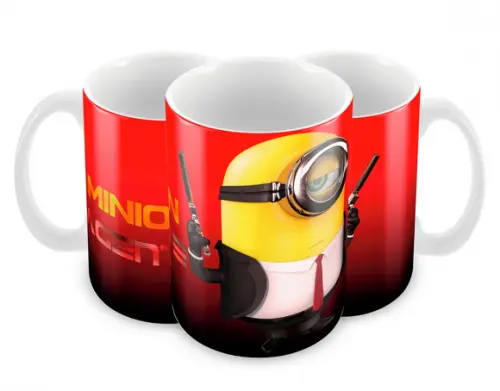 Caneca Polímero Minions Personalizada
