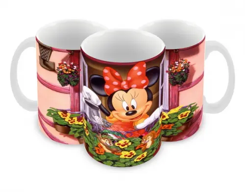 Caneca Polímero Minnie Personalizada