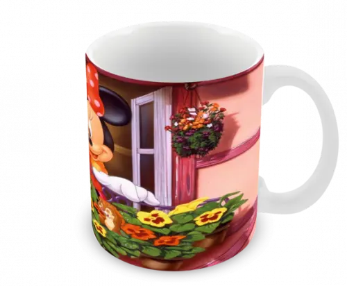 Caneca Polímero Minnie Personalizada