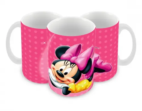 Caneca Polímero Minnie Personalizada