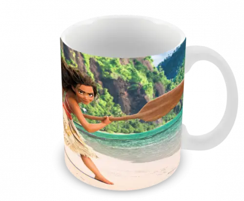 Caneca Polímero Moana Personalizada