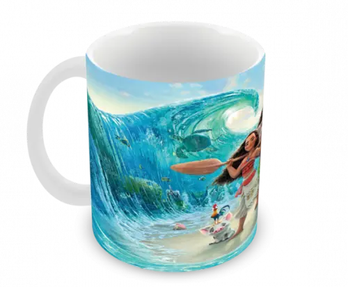 Caneca Polímero Moana Personalizada