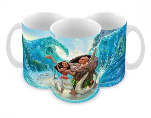 Caneca Polímero Moana Personalizada