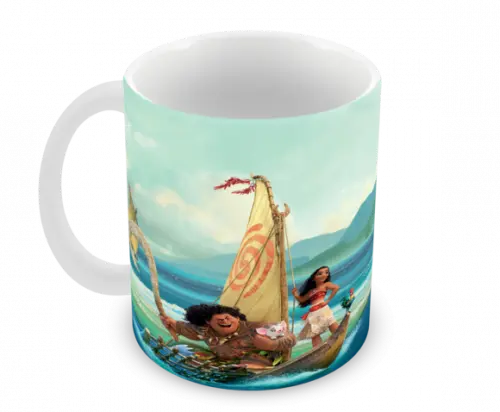 Caneca Polímero Moana Personalizada