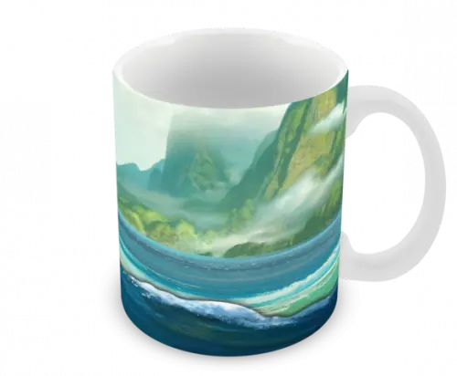 Caneca Polímero Moana Personalizada