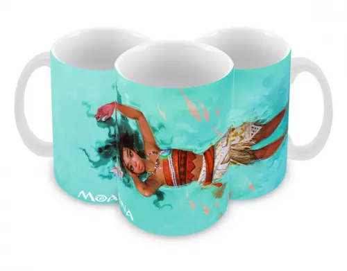 Caneca Polímero Moana Personalizada