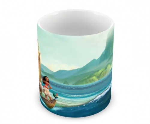 Caneca Polímero Moana Personalizada