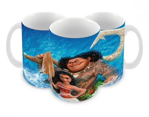 Caneca Polímero Moana Personalizada