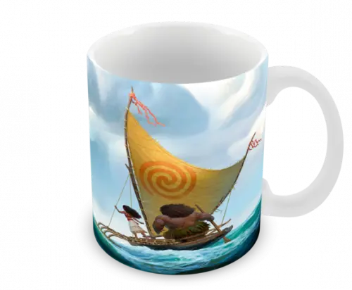 Caneca Polímero Moana Personalizada