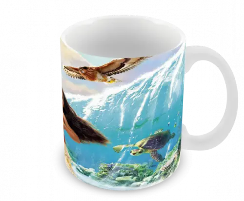 Caneca Polímero Moana Personalizada