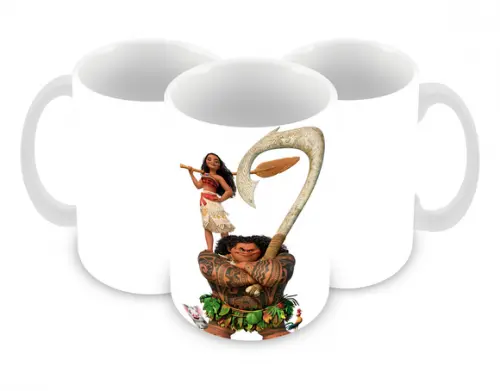 Caneca Polímero Moana Personalizada