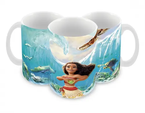 Caneca Polímero Moana Personalizada