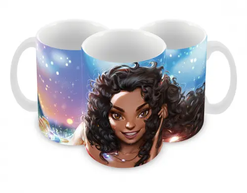 Caneca Polímero Moana Personalizada