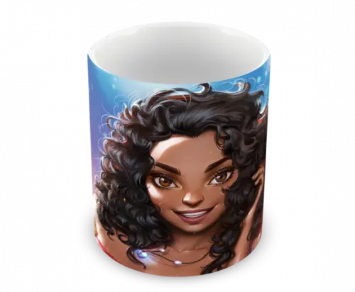 Caneca Polímero Moana Personalizada