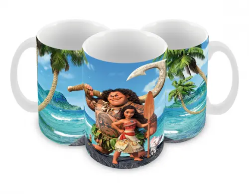 Caneca Polímero Moana Personalizada