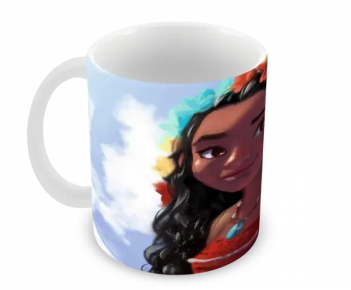 Caneca Polímero Moana Personalizada