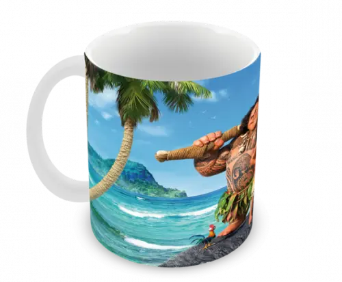Caneca Polímero Moana Personalizada