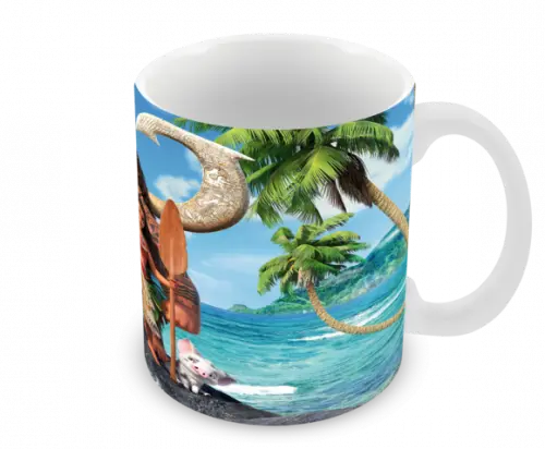 Caneca Polímero Moana Personalizada