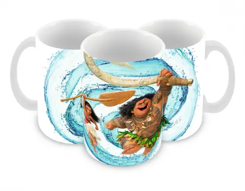 Caneca Polímero Moana Personalizada