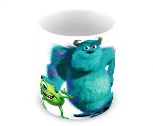 Caneca Polímero Monstros Sa Personalizada