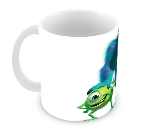 Caneca Polímero Monstros Sa Personalizada