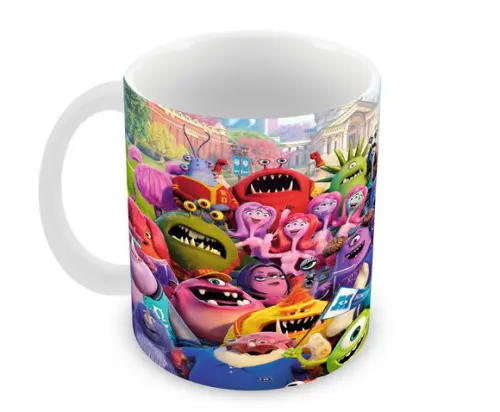 Caneca Polímero Monstros Sa Personalizada