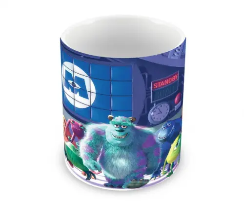 Caneca Polímero Monstros Sa Personalizada