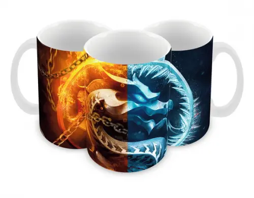 Caneca Polímero Mortal Kombat Personalizada