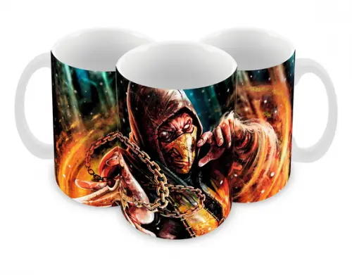 Caneca Polímero Mortal Kombat Personalizada