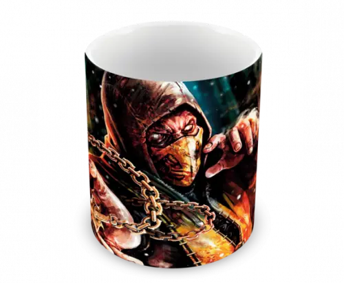 Caneca Polímero Mortal Kombat Personalizada
