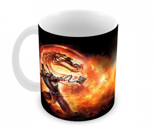 Caneca Polímero Mortal Kombat Personalizada