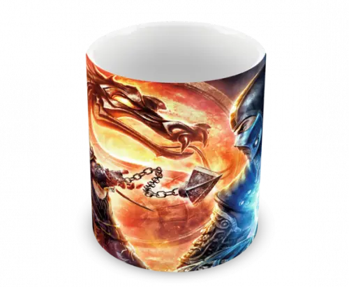 Caneca Polímero Mortal Kombat Personalizada