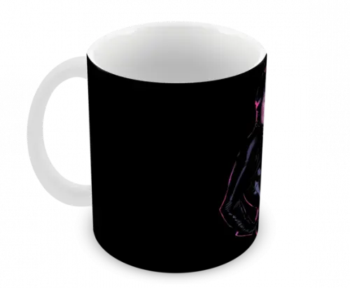Caneca Polímero Mulher Gato Personalizada