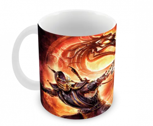 Caneca Polímero Mortal Kombat Personalizada