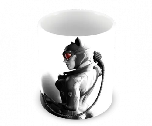 Caneca Polímero Mulher Gato Personalizada