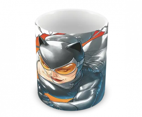 Caneca Polímero Mulher Gato Personalizada