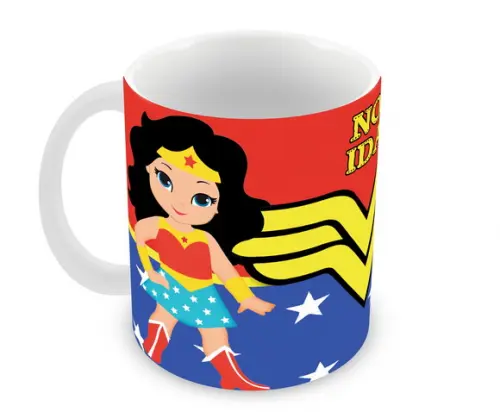 Caneca Polímero Mulher Maravilha Personalizada