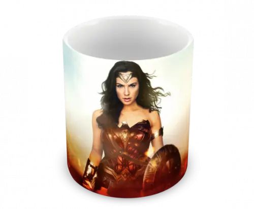 Caneca Polímero Mulher Maravilha Personalizada